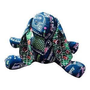 Handmade NFL Memory Bear – Upcycled Keepsake Bear | One of a Kind